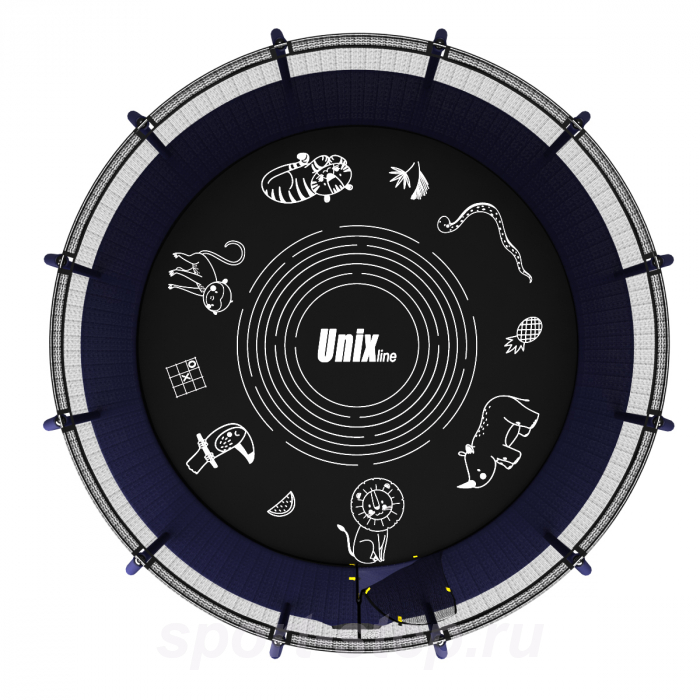 Батут UNIX line SUPREME GAME 14 ft (blue)