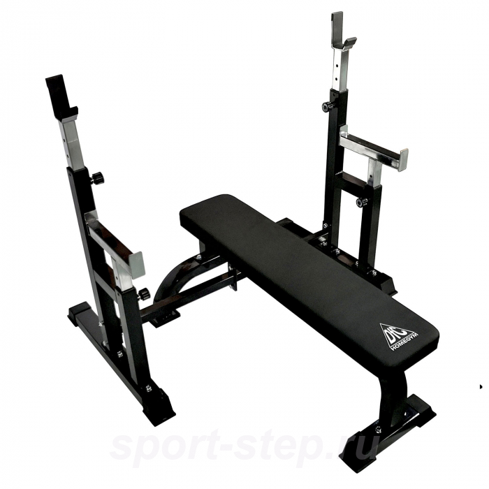 Комплект скамья со стойками под штангу DFC DZ005FBB