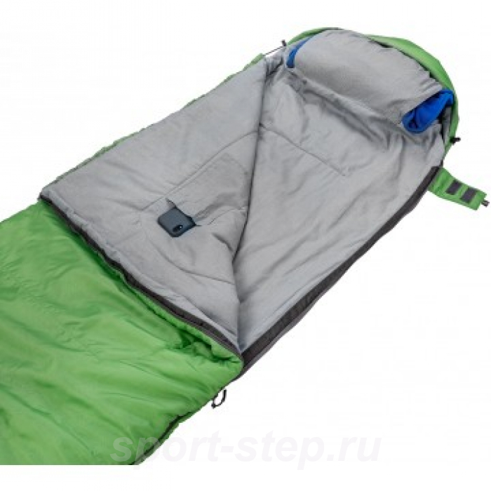 Спальный мешок TORO 200L (210*70, левый, стратекс, салатовый) Helios (T-HS-SB-T-200L)