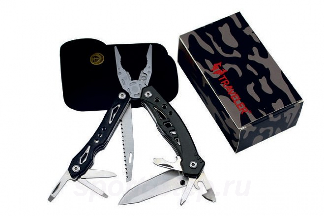 Мультитул Traveler MQ023G цвет black черный