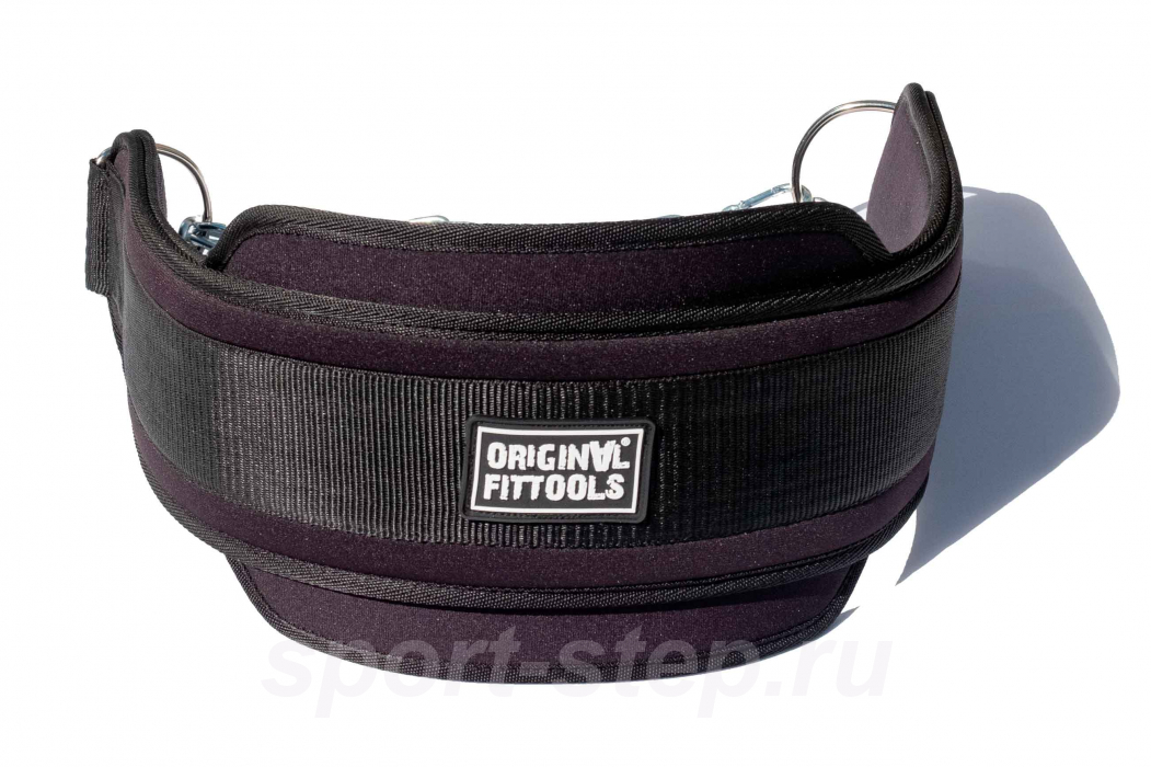 Ремень для подвешивания отягощений двухслойный Original FitTools FT-BLT03-NLN