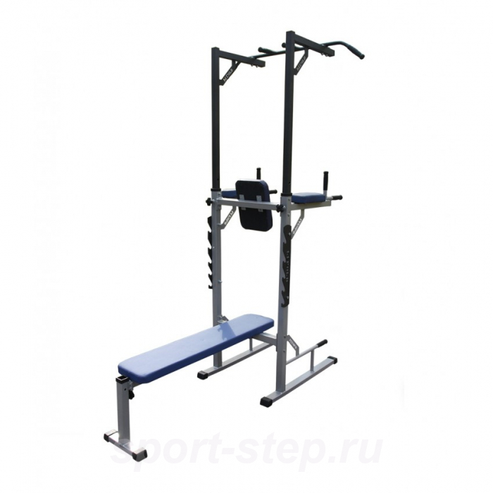 Турник-пресс-брусья напольные с гребенкой для штанги MironFit Рекорд RK-016