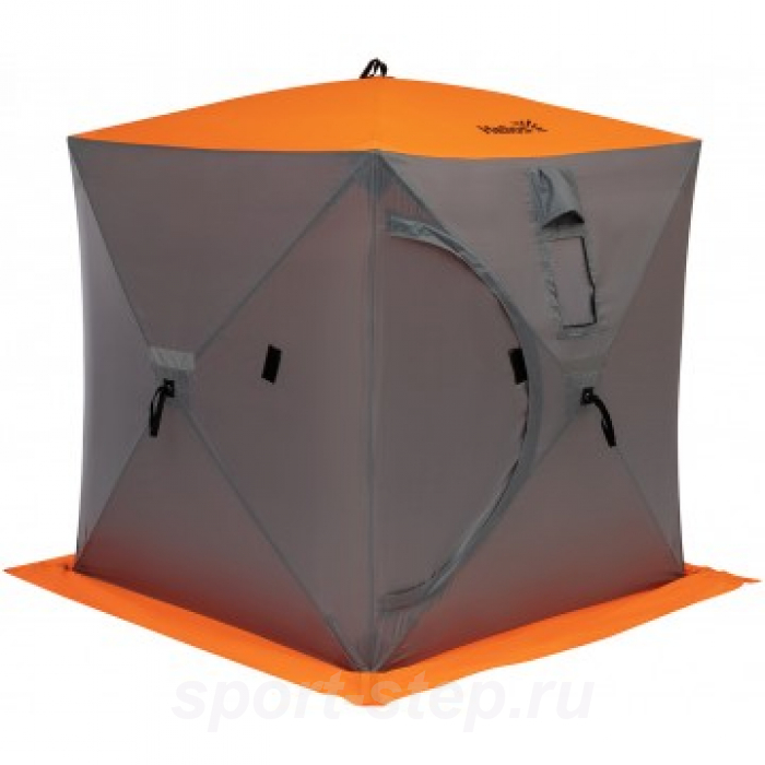 Палатка зимняя Куб 1,5х1,5 orange lumi/gray Helios (HS-ISC-150OLG)