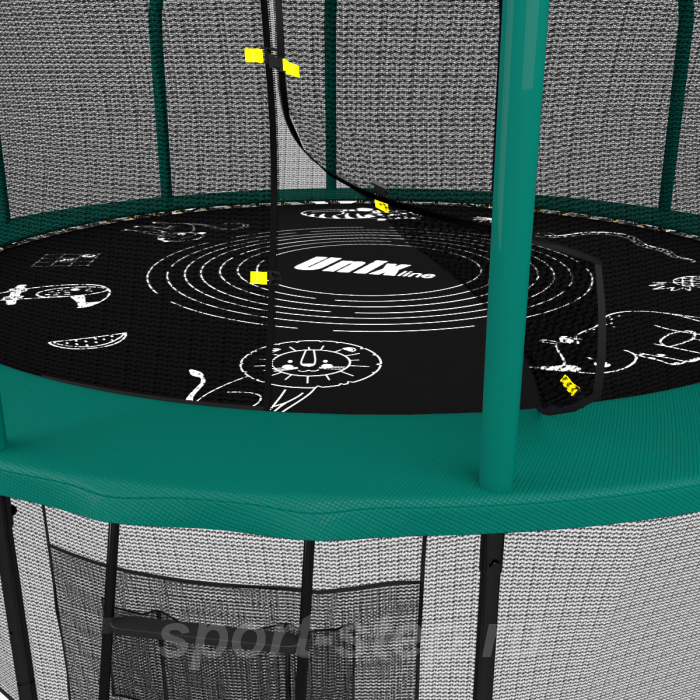 Батут UNIX line SUPREME GAME 16 ft (green)