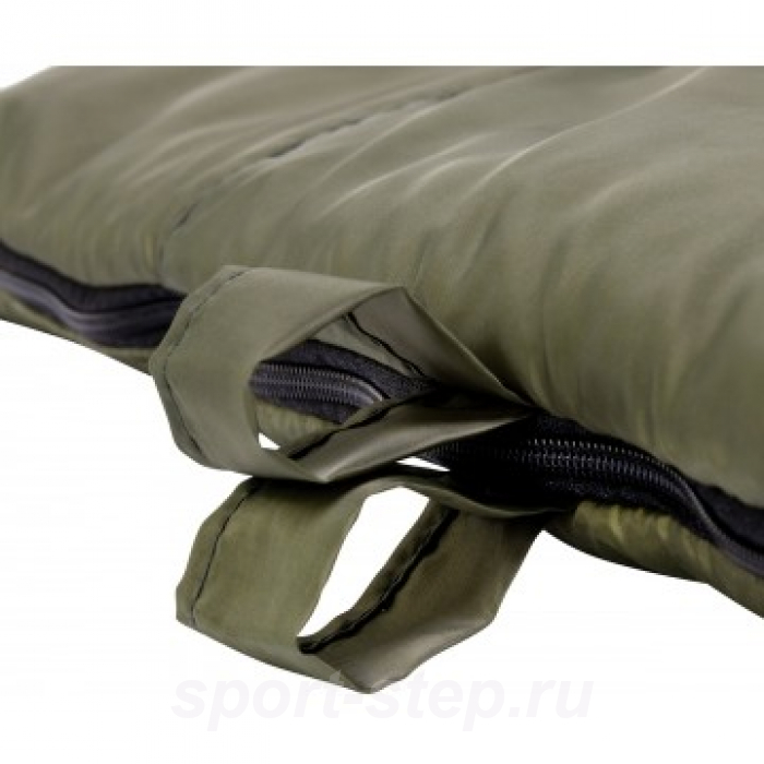 Спальный мешок OLYMPUS Wide Plus 400 (220х106, холлоф., зеленый/город) (T-HS-SB-OWP-400-NC) Helios