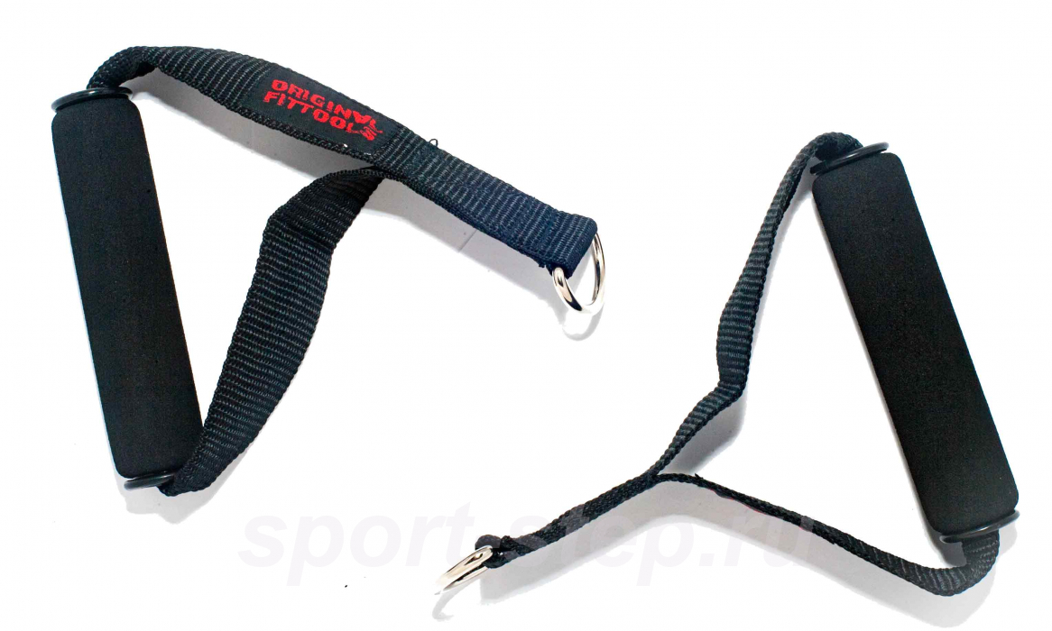 Набор эспандеров трубчатых (6 шт.) и аксессуаров в сумке Fitness Tools FT-TRTE-MULTISET