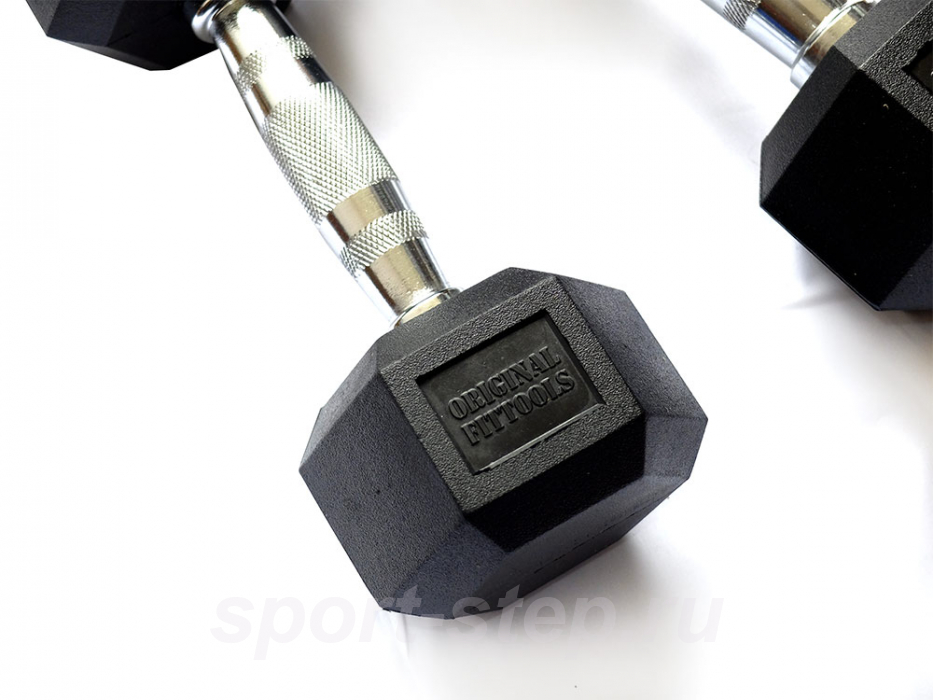 Гантель 45 кг гексагональная OFT FT-HEX-45