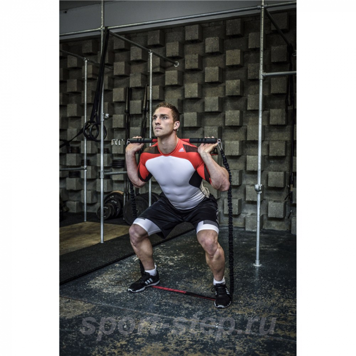 Гриф с эспандерами Adidas ADAC-11403