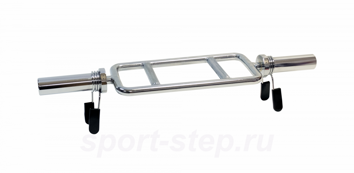 Гриф узкий параллельный хват хромированный 34" REBEL с замками R-OB34-С