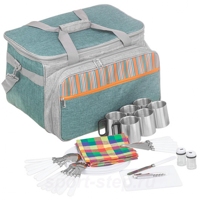 Набор для пикника на 6 персон (N-811(6)-GG) Nisus