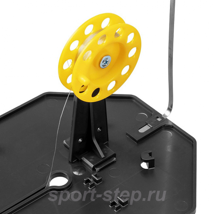 Набор жерлиц на подставке оснащенная ЖЗО-04 (d-185мм.катушка d-63мм) (10шт) ТОНАР