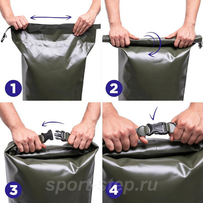 Драйбег 120л (d43/h85cm) хаки (HS-DB-1204385-H) Helios