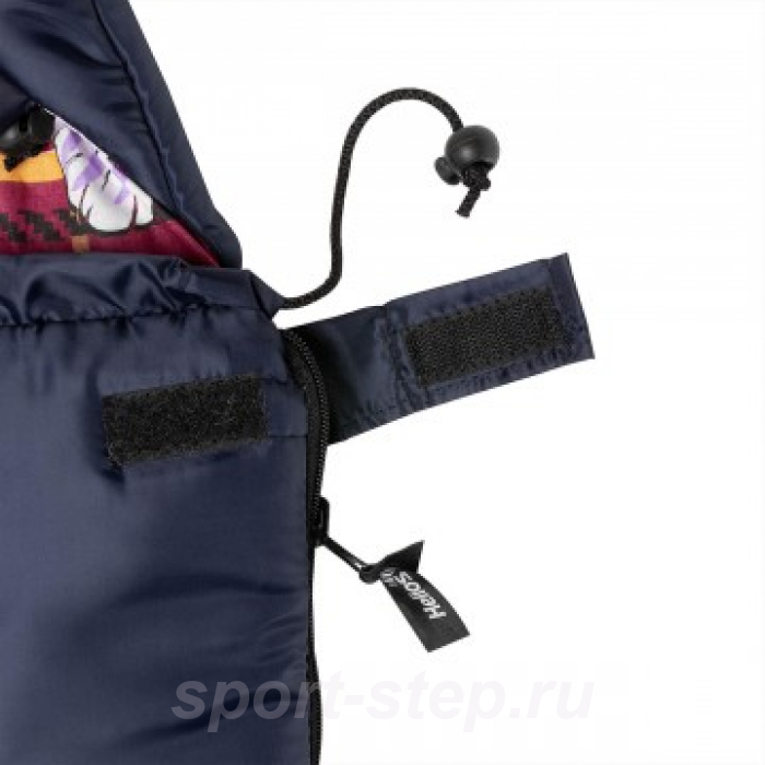 Спальный мешок БАТЫР XXL СОШ-4 (220*90) синий (синтепон) Helios