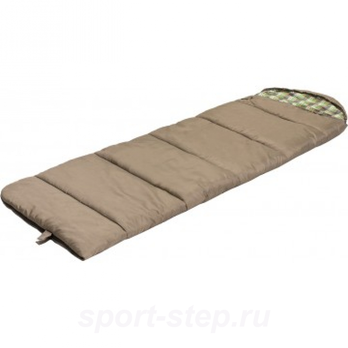 Спальный мешок Beluha 220*70 (200 гр/м.кв) хаки (термофайбер/шерсть) Helios