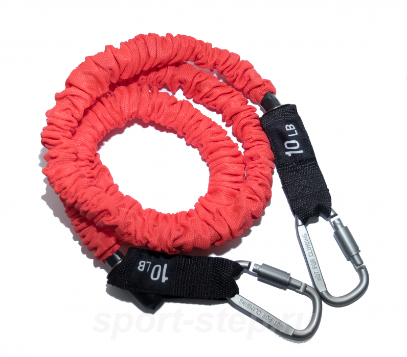 Эспандер 10LB в защитном чехле с карабинами OFT FT-SLB10