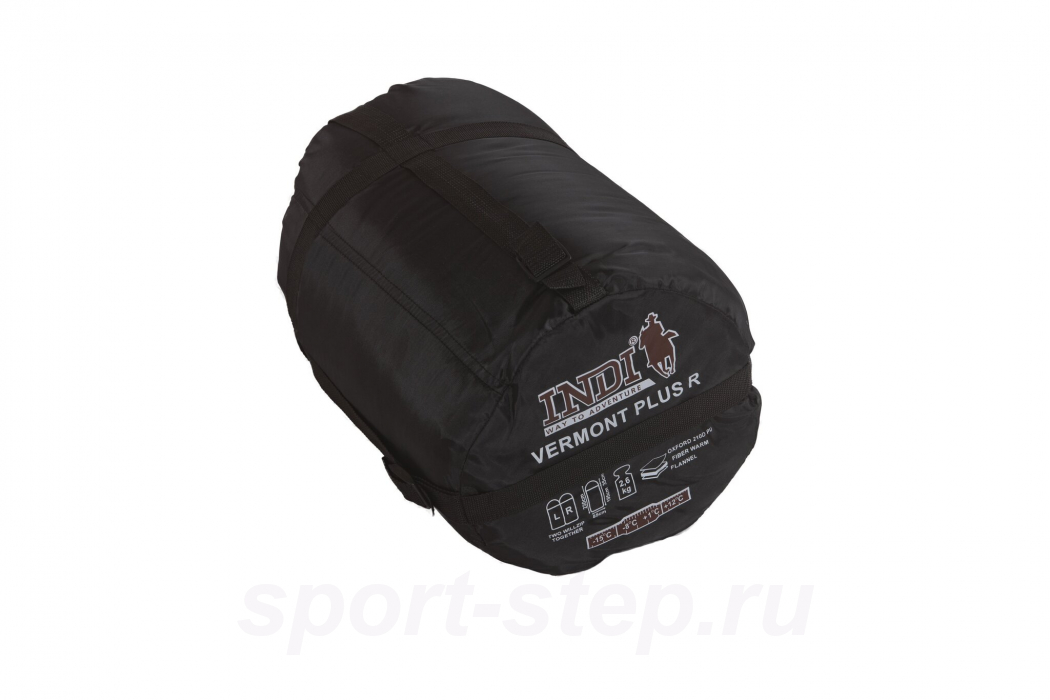 Спальный мешок INDI Vermont Plus L-zip от -15 °C