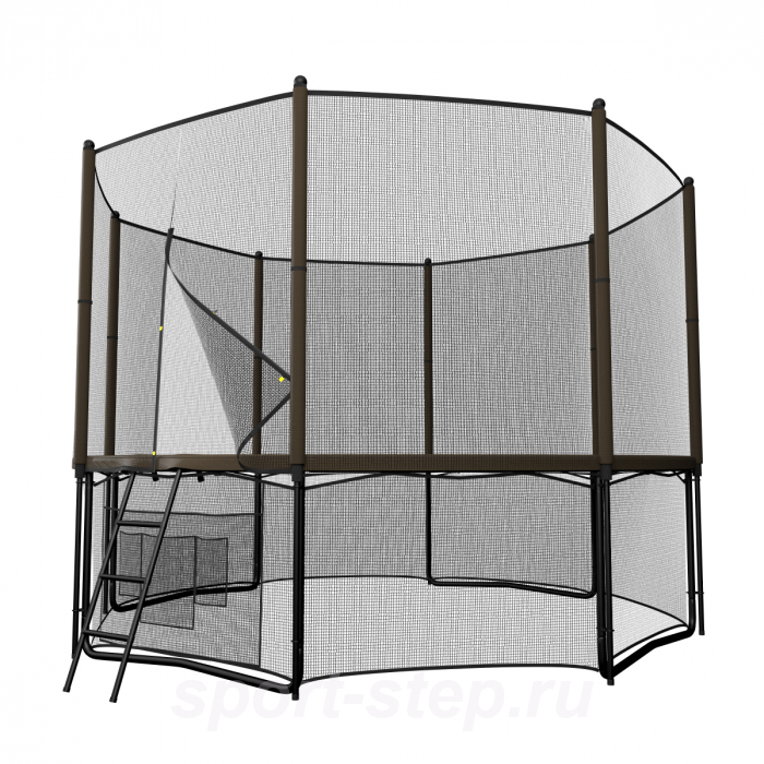 Батут UNIX line Black&Brown 12 ft (outside)