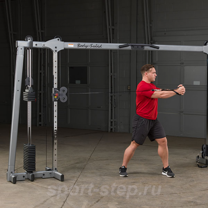 Кроссовер с двумя весовыми стеками по 72,5 кг Body-Solid GDCC250