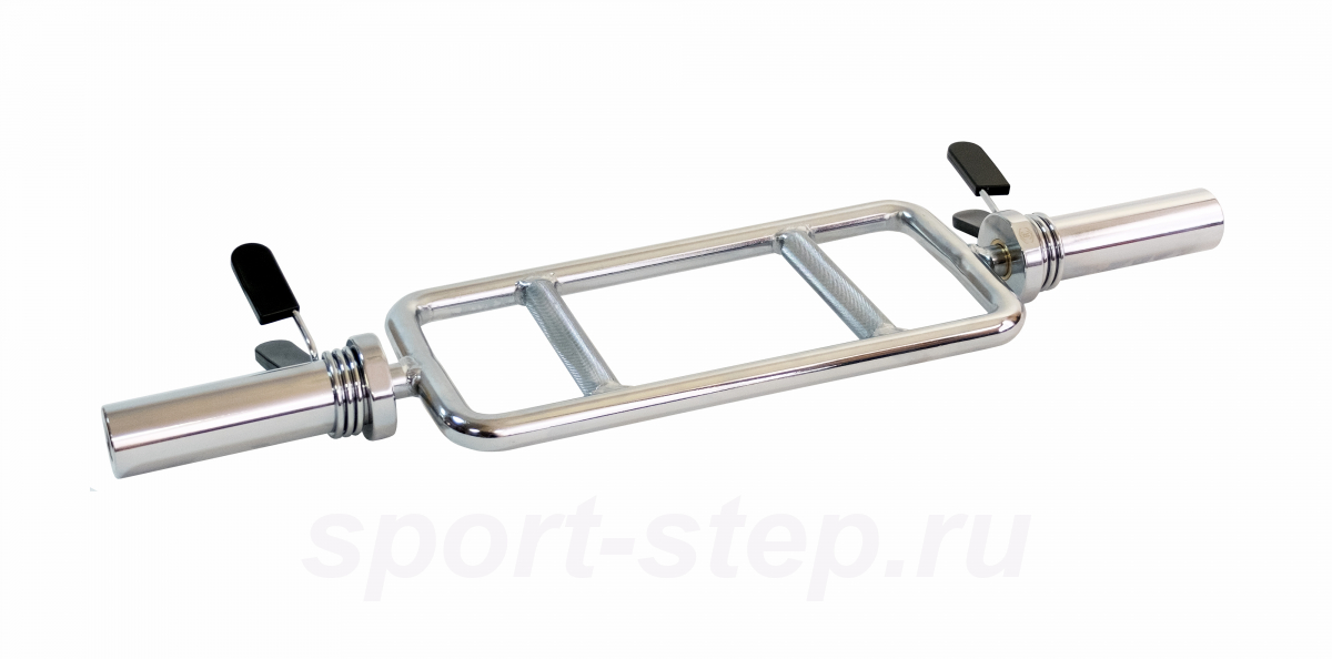 Гриф узкий параллельный хват хромированный 34" REBEL с замками R-OB34-С