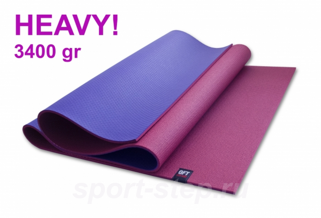 Мат для йоги двухслойный 6 мм Ulti-Mat Original FitTools FT-ULTI-MAT-6
