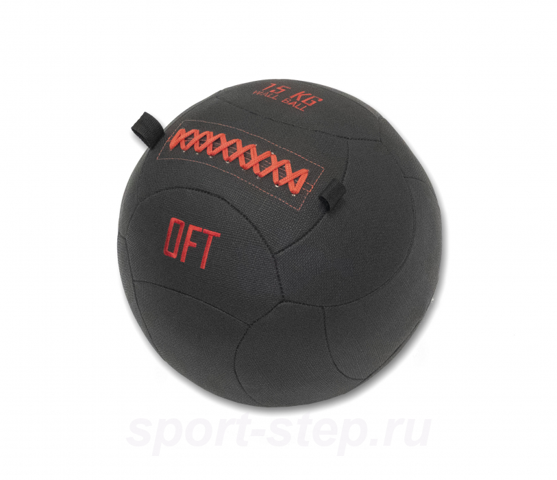 Тренировочный мяч Wall Ball Deluxe 15 кг Original Fittools FT-DWB-15