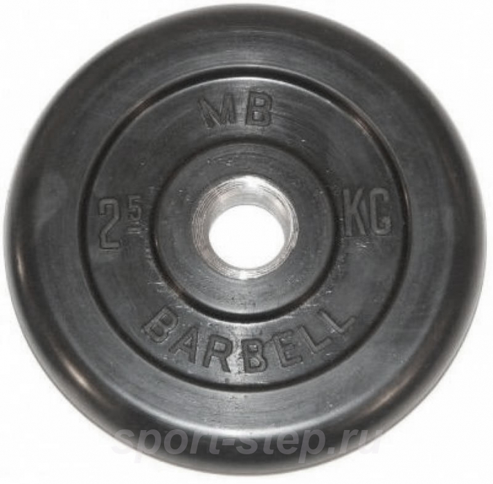 Олимпийский диск 2,5 кг 31мм Barbell MB-PltB31-2,5