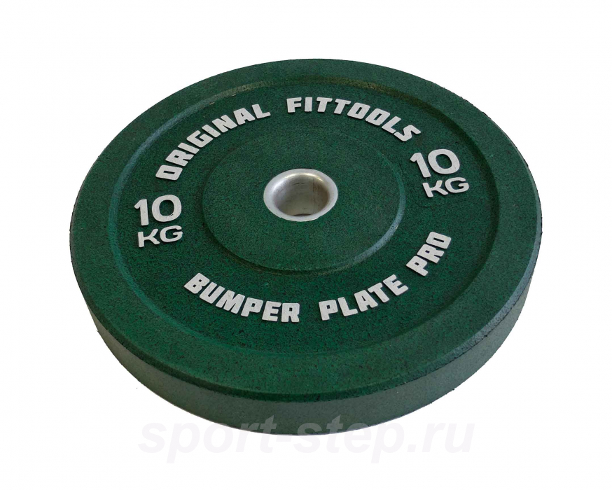 Диск бамперный 10 кг Original FitTools FT-BPG-10