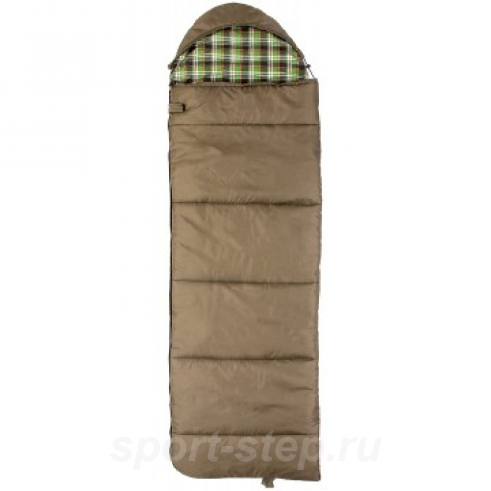 Спальный мешок Beluha 220*70 (300 гр/м.кв) хаки (термофайбер/шерсть) Helios