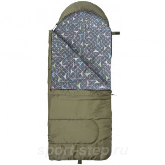 Спальный мешок OLYMPUS 300 (210х70, холлофайбер, зеленый) (T-HS-SB-O-300) Helios
