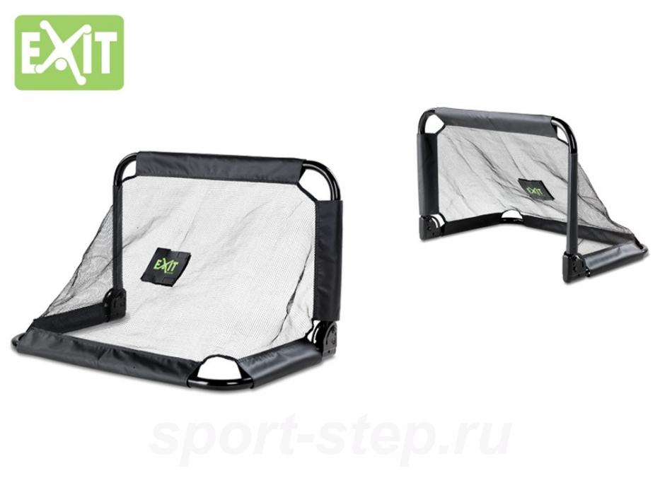 Детские футбольно-хоккейные ворота для дома и дачи EXIT ПИКО 90х60х60 см, cклaдные, 2 шт в комплекте