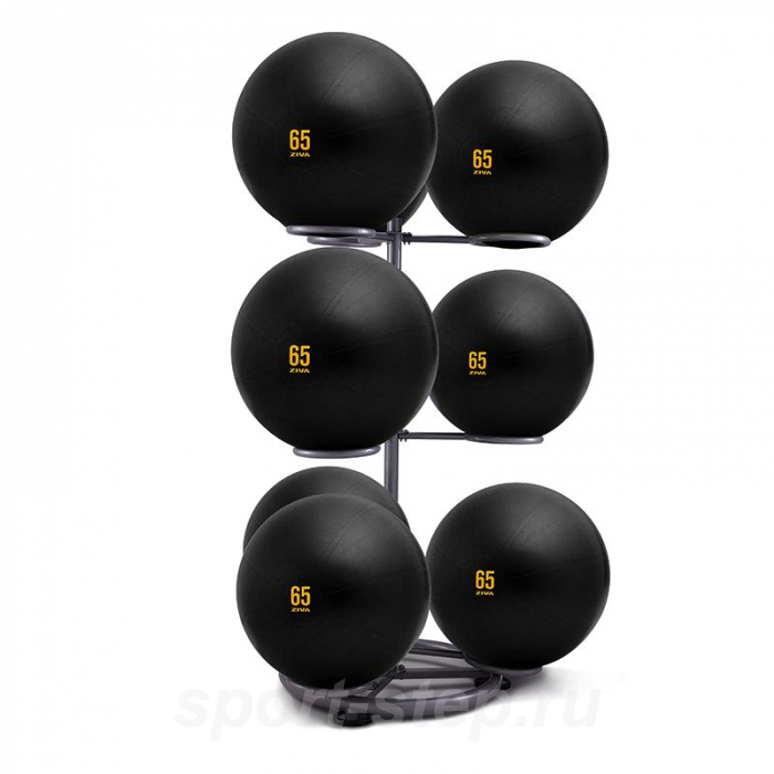Стойка для мячей гимнастических на 9 мячей серая Ziva ZST-EXBS-6016