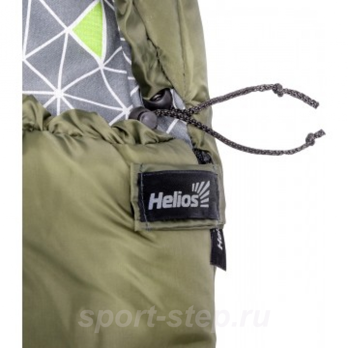 Спальный мешок OLYMPUS Wide Plus 400 (220х106, холлофайбер, зеленый) (T-HS-SB-OWP-400) Helios