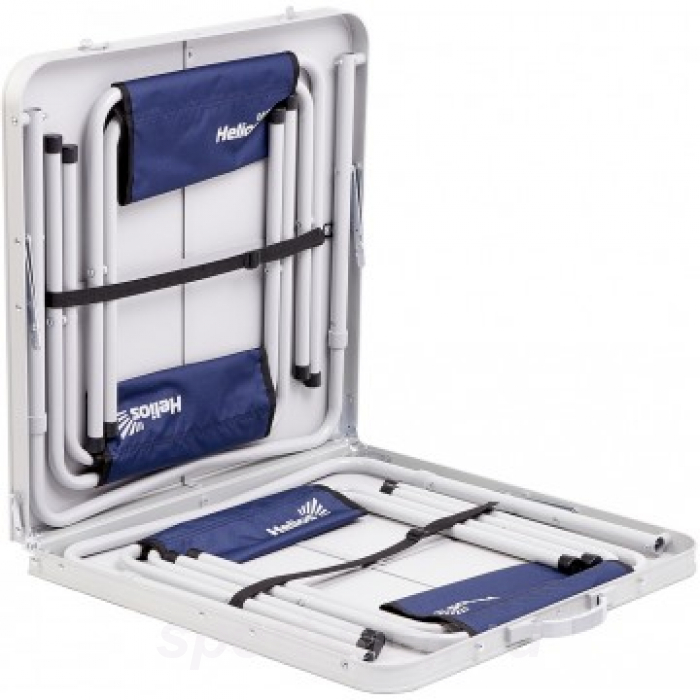 Набор мебели (сталь) стол + 4 табурета (21407+21124) Helios