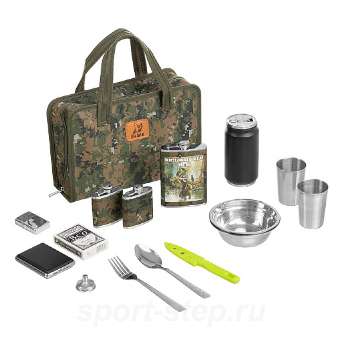 Набор посуды в сумке-чехле Охотник (HS-DFB-9A-H) Helios МП