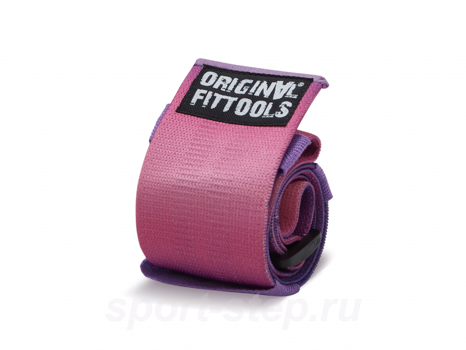 Мини-эспандер регулируемый пурпурный Original FitTools FT-HIPBND-PPG