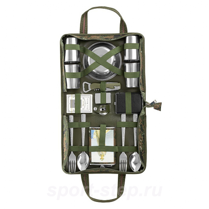 Набор посуды в сумке-чехле Охотник (HS-DFB-9A-H) Helios МП