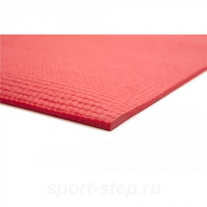 Тренировочный коврик (мат) для фитнеса тонкий Reebok Love (красн) Арт.RAMT-11024RDL