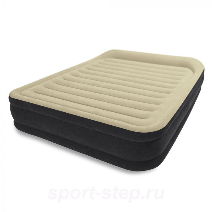 Двуспальная надувная кровать Premium Comfort Airbed Intex 64404  c встроенным электрическим насосом