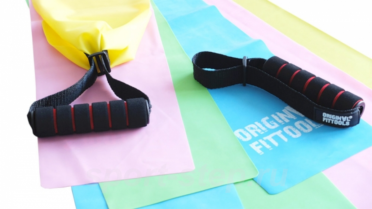 Комплект рукояток для латексных эспандерных лент Fitness Tools FT-SLH-P