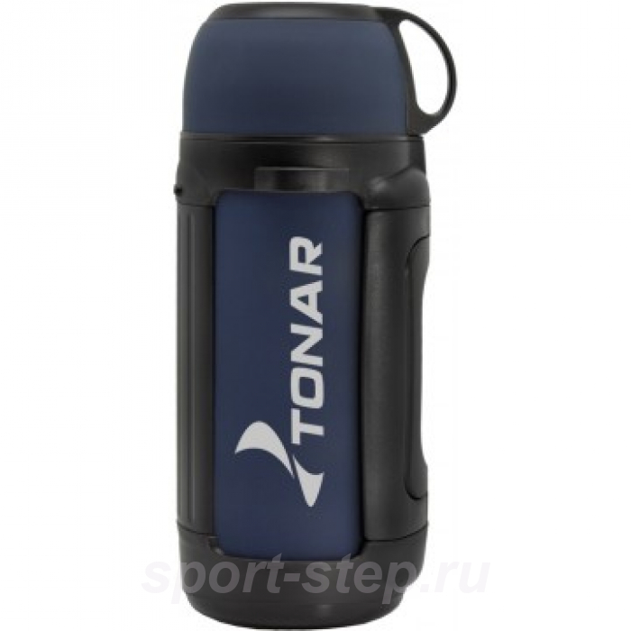 Термос (HS.TM-041) 1400ML (крышка-кружка с ручк, доп.пл.чашка, скл.ручки, ремень) TONAR
