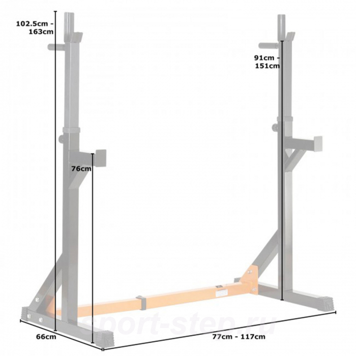 Стойки под штангу DFC DSST11