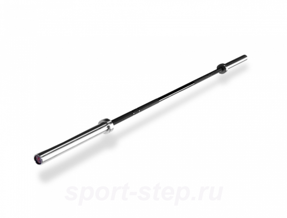 Гриф для кроссфита двуцветный до 679 кг, без центральной насечки Fitness Tools  FT-CROSSFIT-ZULU