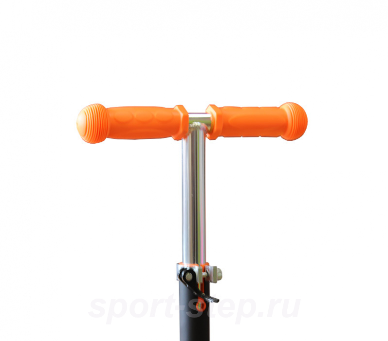 Самокат четырехколесный MAXI PU, оранжевый Moove&Fun