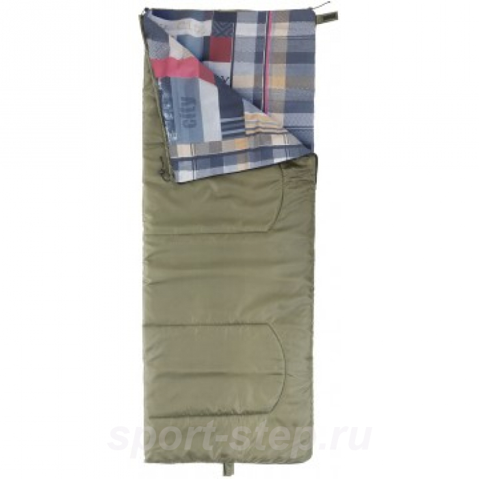 Спальный мешок OLYMPUS 200B (185*70, одеяло, холлофайбер, зеленый) Helios (T-HS-SB-O-200B)