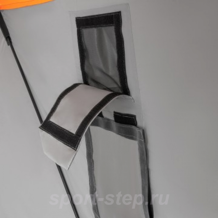 Палатка зимняя Куб 1,8х1,8 orange lumi/gray Helios (HS-ISC-180OLG)
