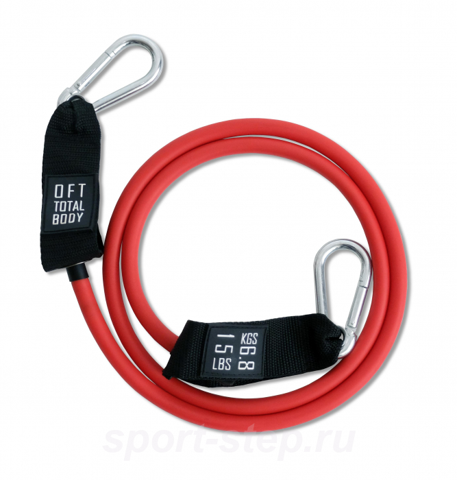 Эспандер с карабинами 15 lbs Original FitTools FT-ULTX-15