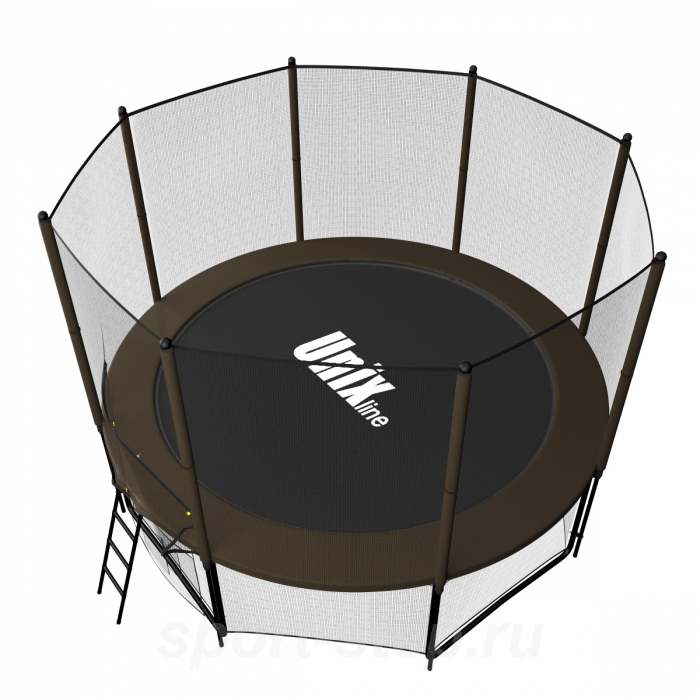Батут UNIX line Black&Brown 10 ft (outside)