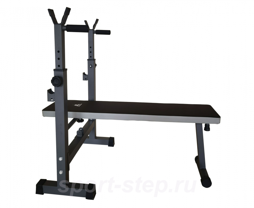 Скамья со стойками под штангу DFC D322