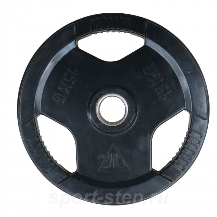 Диск обрезиненный DFC, чёрный, 51 мм, 15кг WP015-51-15