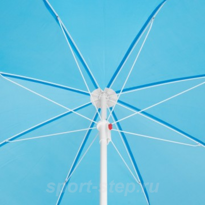 Зонт пляжный d 2,00м прямой голубой (22/25/170Т) NA-200-B NISUS